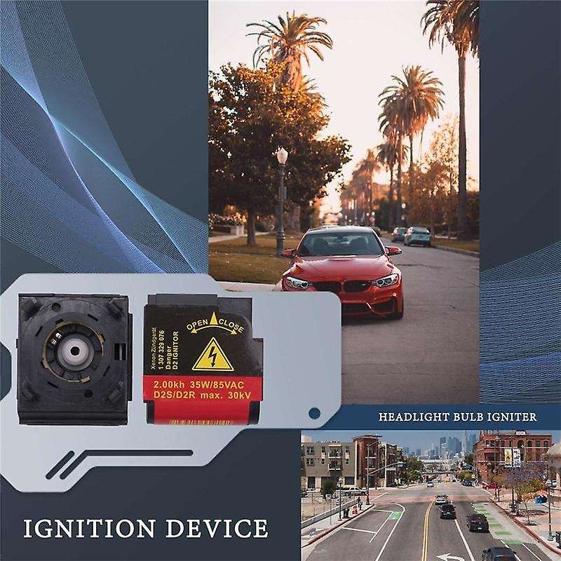 2Pcs Xenon HID Headlight Bulb Igniter Socket Holder for - - - Golf 1307329076