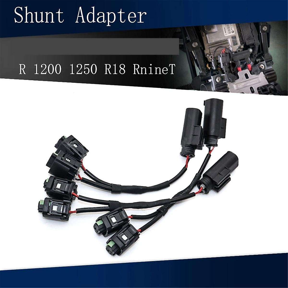 2X Motorcycle Shunt Circuit Socket Extension Adapter Quick Connect Cable for BMW R1200GS R1250GS R 1