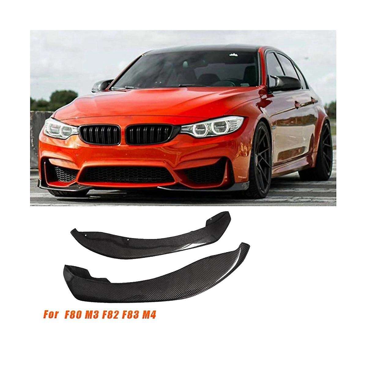 2xreal Carbon Fiber Front Lip Spoiler for F80 M3 F82 F83 Sedan Coupe Convertible 2014-2019 Bumper Ch
