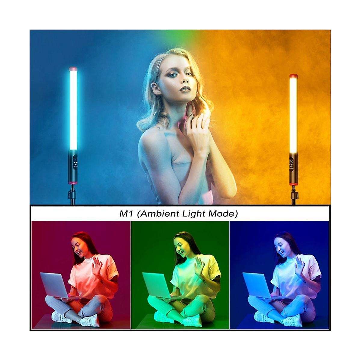 3000-6000k Color Temperature Rgb Fill Light Stick Live Photo Ambient Light Handheld Diving Led Color