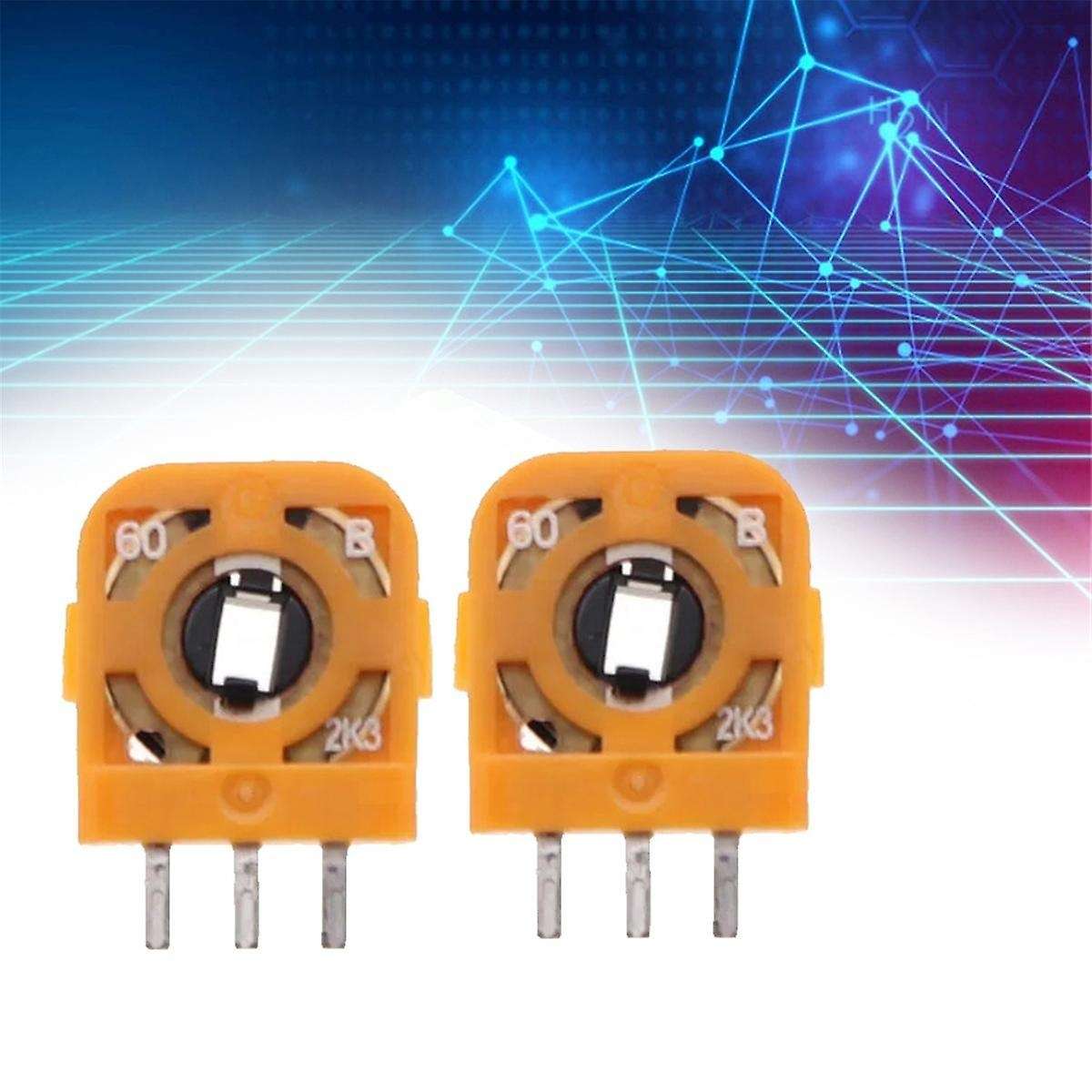 30PCS Joystick Potentiometers Sensor Module Kit for Controllers 2.3Kohn 3D Thumbstick Axis Resistors