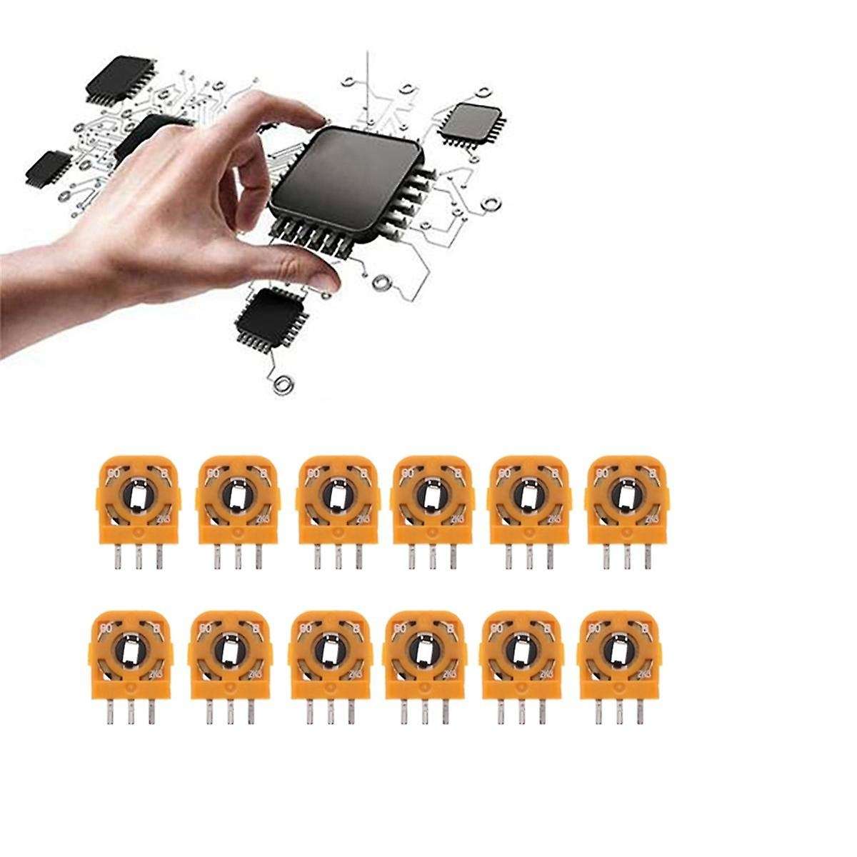 30PCS Joystick Potentiometers Sensor Module Kit for Controllers 2.3Kohn 3D Thumbstick Axis Resistors