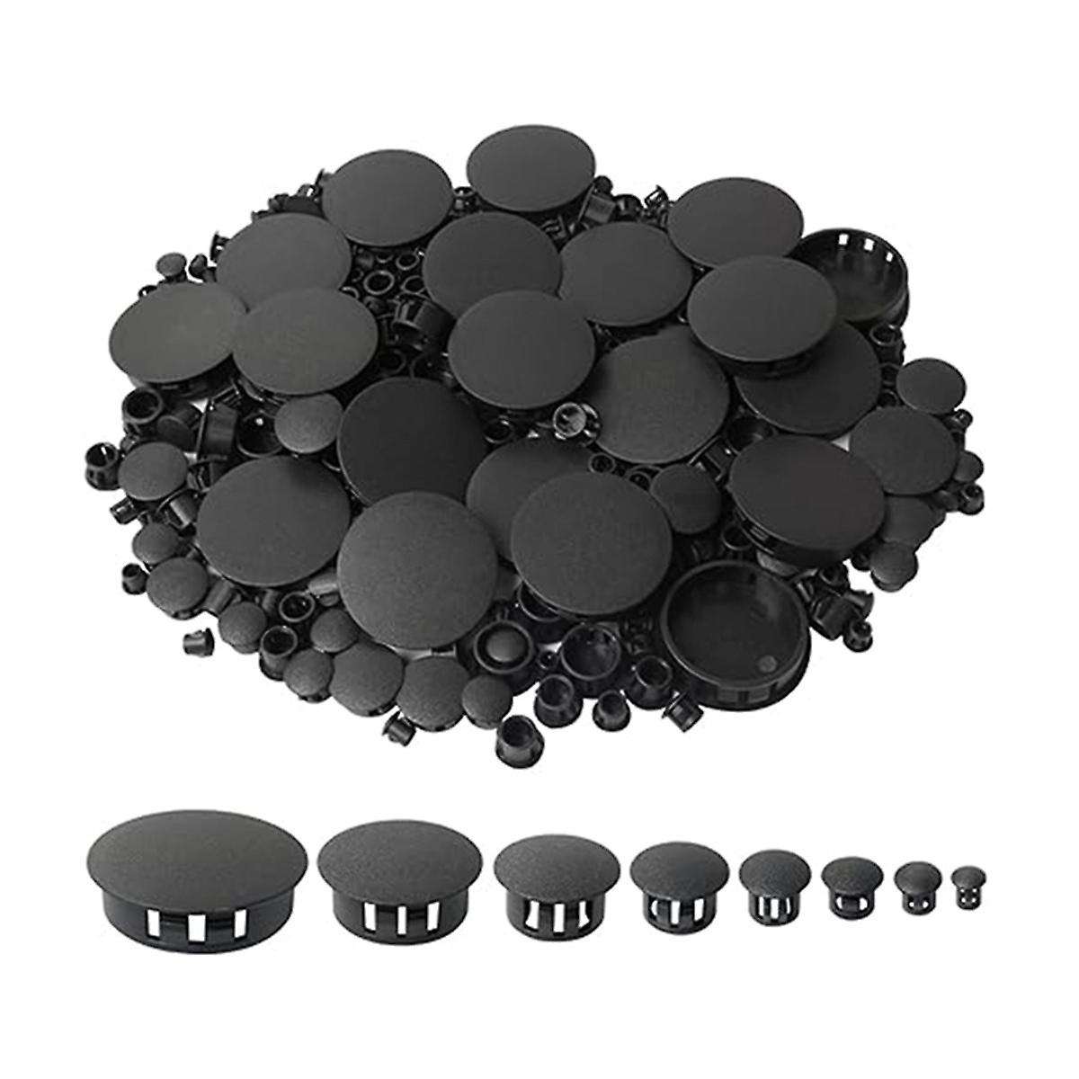 320 Plug Hole Plugs, Hole Cover Snap-in Keyhole Plugs, Panel Hole Plug Decorative Covers for Kitche