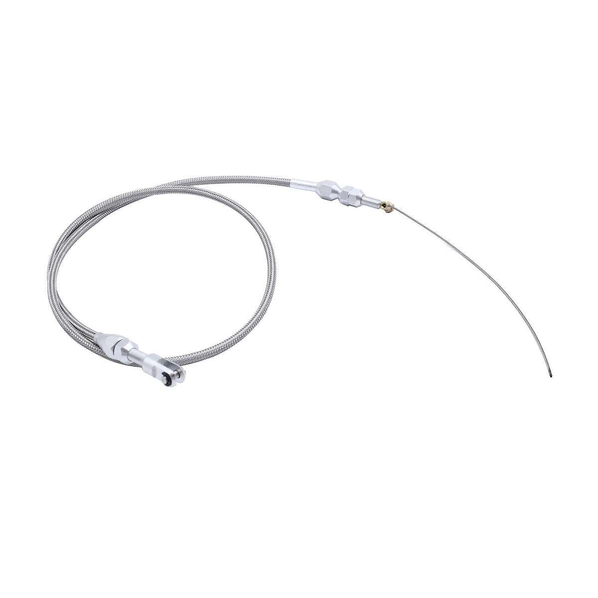 36 Inch Engine Throttle Cable Stainless Steel Braided Throttle Gas Cable for LS1 4.8 5.3 5.7 6.0