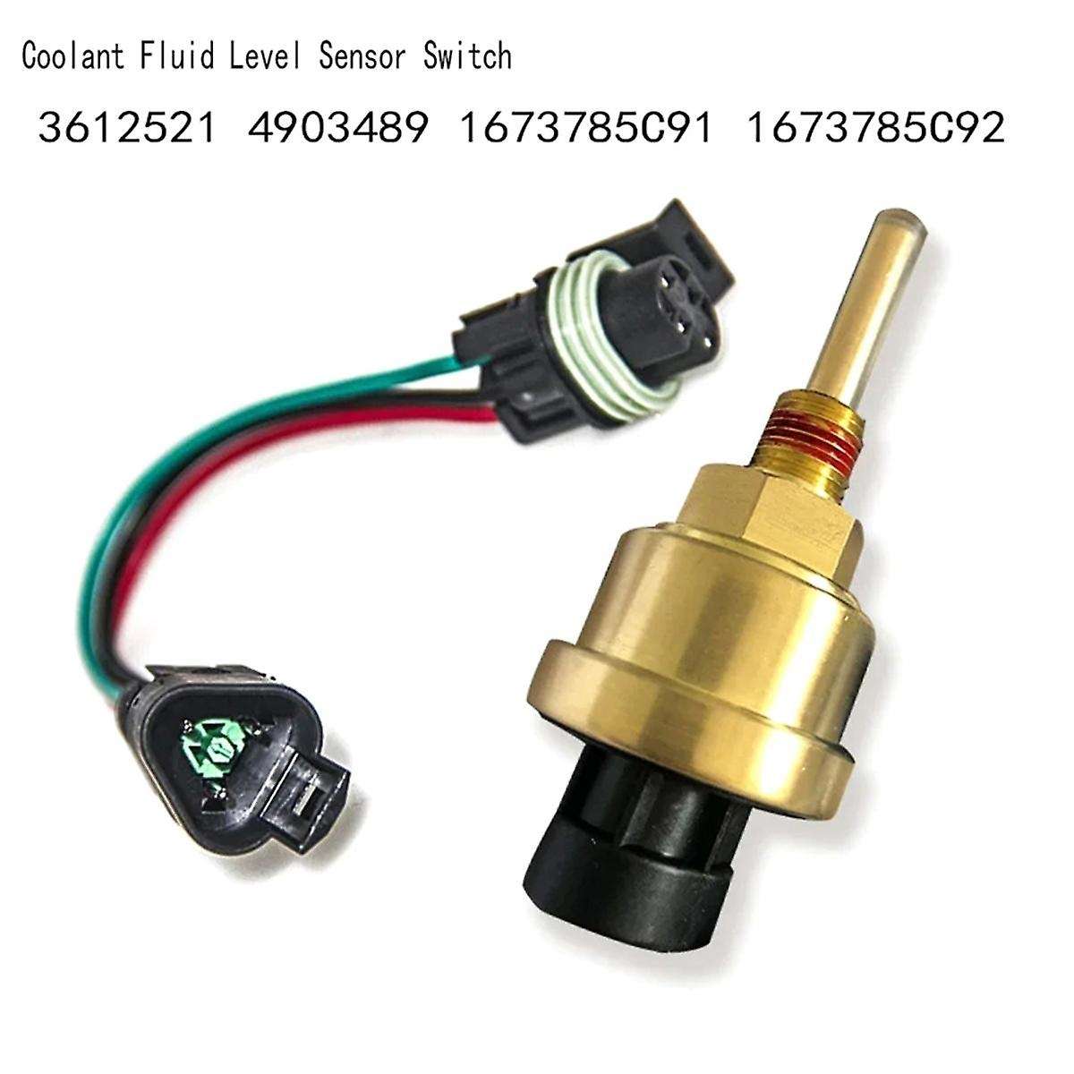 3612521 Coolant Fluid Level Sensor Switch for L10 M11 ISM N14 ISX PAI 4903489 1673785C91 1673785C92