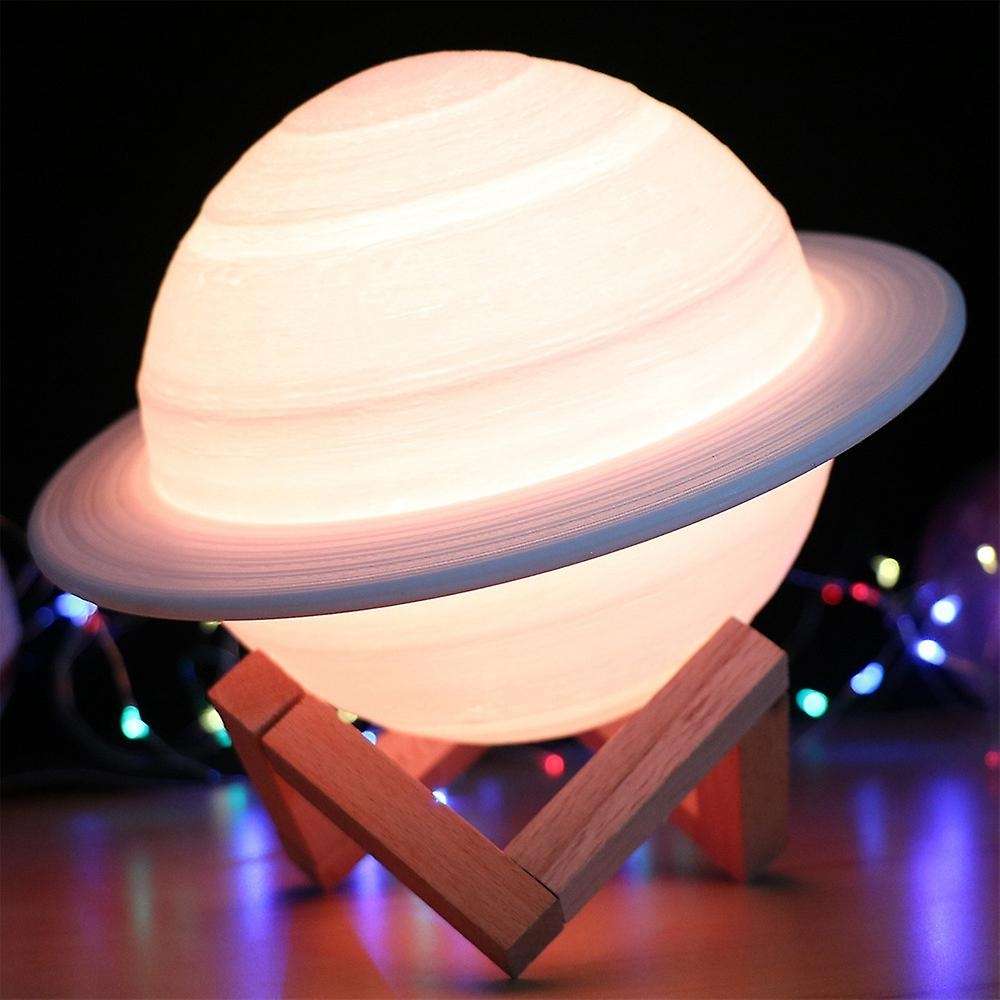 3D Printing Lamp Moon Lamp 16 Colors Changing USB LED Night Light Planet Moon Light Home Decor Gift