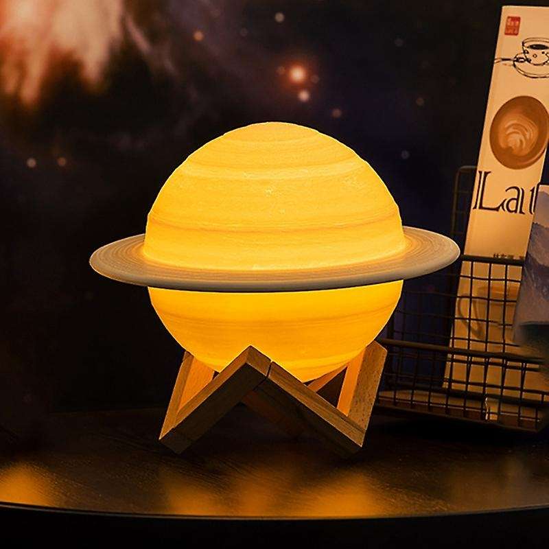 3D Printing Lamp Moon Lamp 16 Colors Changing USB LED Night Light Planet Moon Light Home Decor Gift