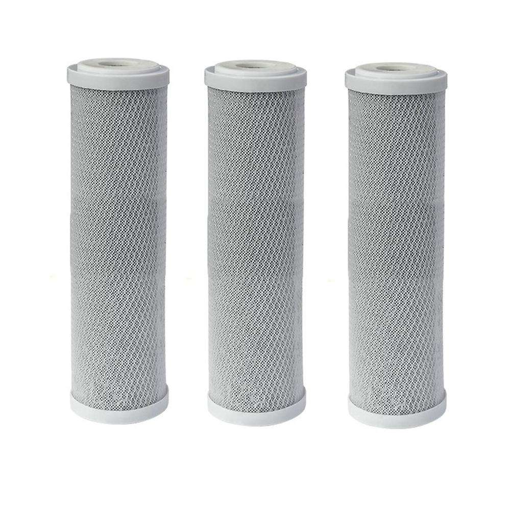 3Pcs 10 Inch CTO Activated Carbon Water Filter,Water Filter Cartridge,Filter the Water Remove the C