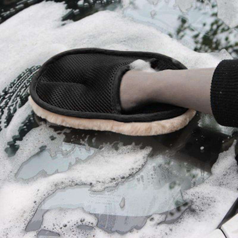 3PCS Cleaning Gloves,Glass Cleaning Gloves, Waterproof Cleaning Sponge Cloth, Car Wash Gloves Brush