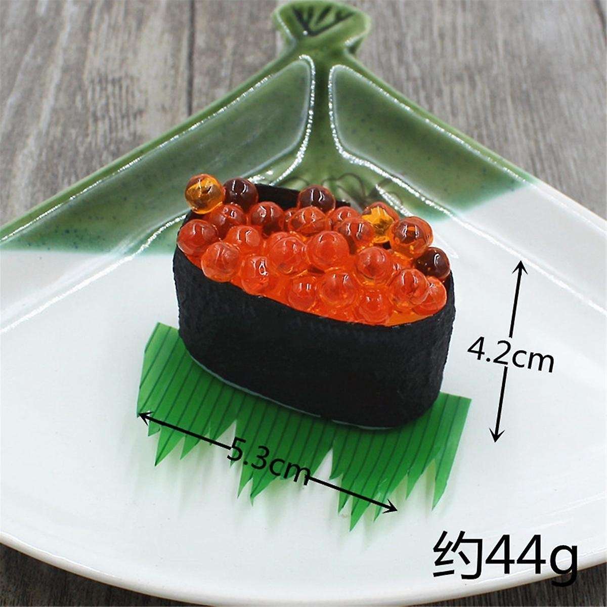 3Pcs Simulation Sushi Fake Onigiri Decoration Miniture Decoration Food Sample Plastic Realistic Food