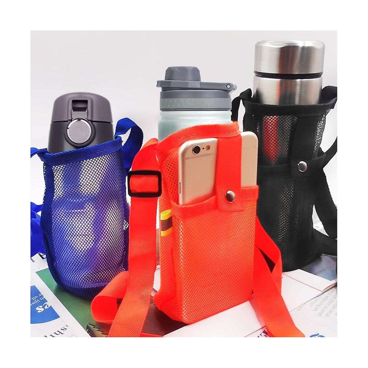 3pcs Water Bottle Holder,portable Bottle Bag Water Bottle Carrier Bag with Adjustable Shoulder Stra