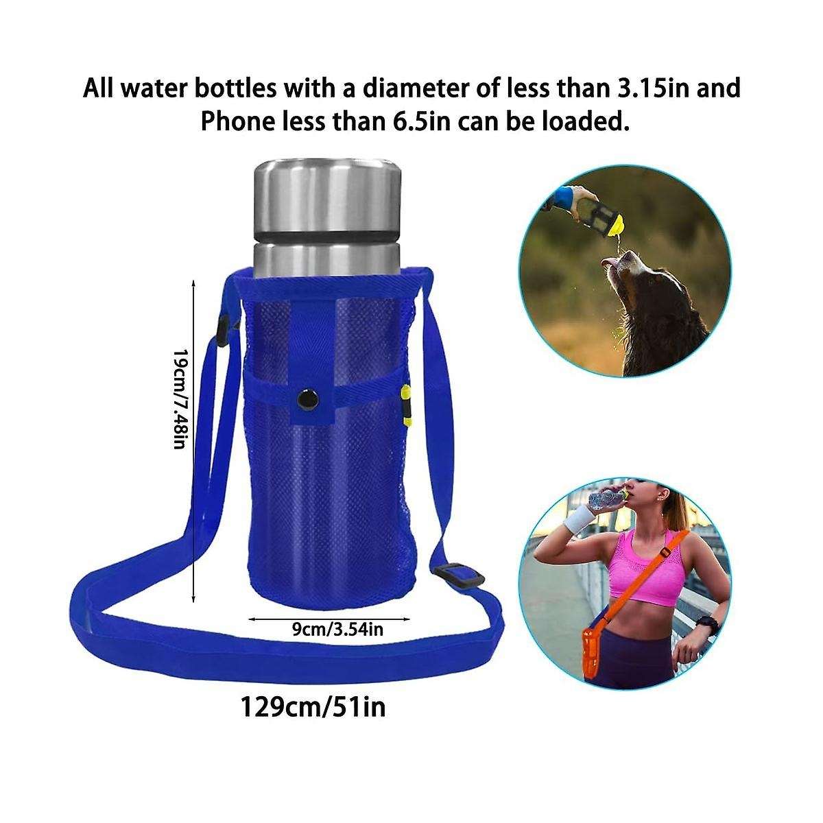 3pcs Water Bottle Holder,portable Bottle Bag Water Bottle Carrier Bag with Adjustable Shoulder Stra