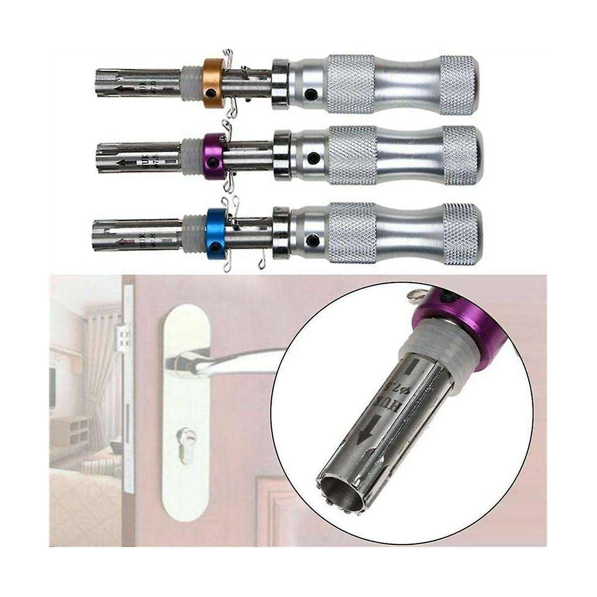 3pcs/set 7 Pin Advanced Tubular Lock Kit
