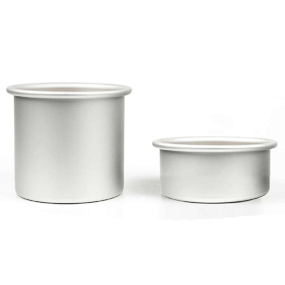 3Pcs/Set High Cake Mould Deepened Anode Live Bottom Mold Home Oven Baking Tool Cylindrical Cake Baki