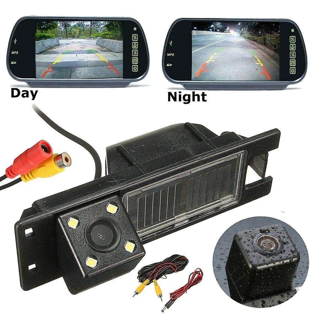 4 LED Dynamic Trajectory HD Rear View Backup Camera Reverse Camera for H J Meriva