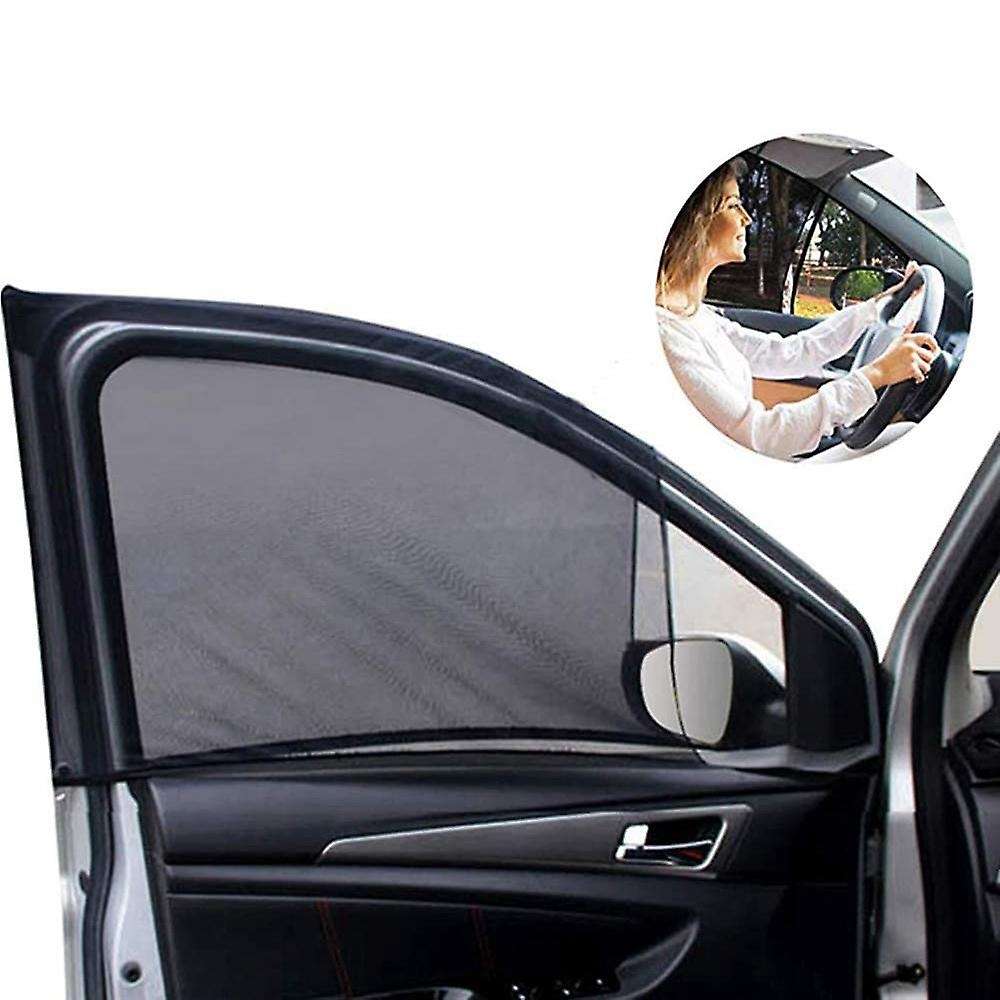 4 Pack Car Window Shades for Side Windows Front and Rear Magnetic Window Screen Baby Window Shade