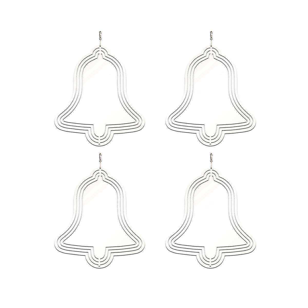 4 Pack Wind Spinner Blanks,sun Shape 3d Aluminum Wind Powered Kinetic Sculpture,spinner Trim for Ya