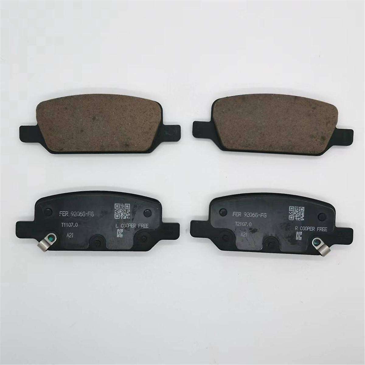 4 Pcs Automobile Rear Brake Pad for Model 3 8008244-00-B Parts