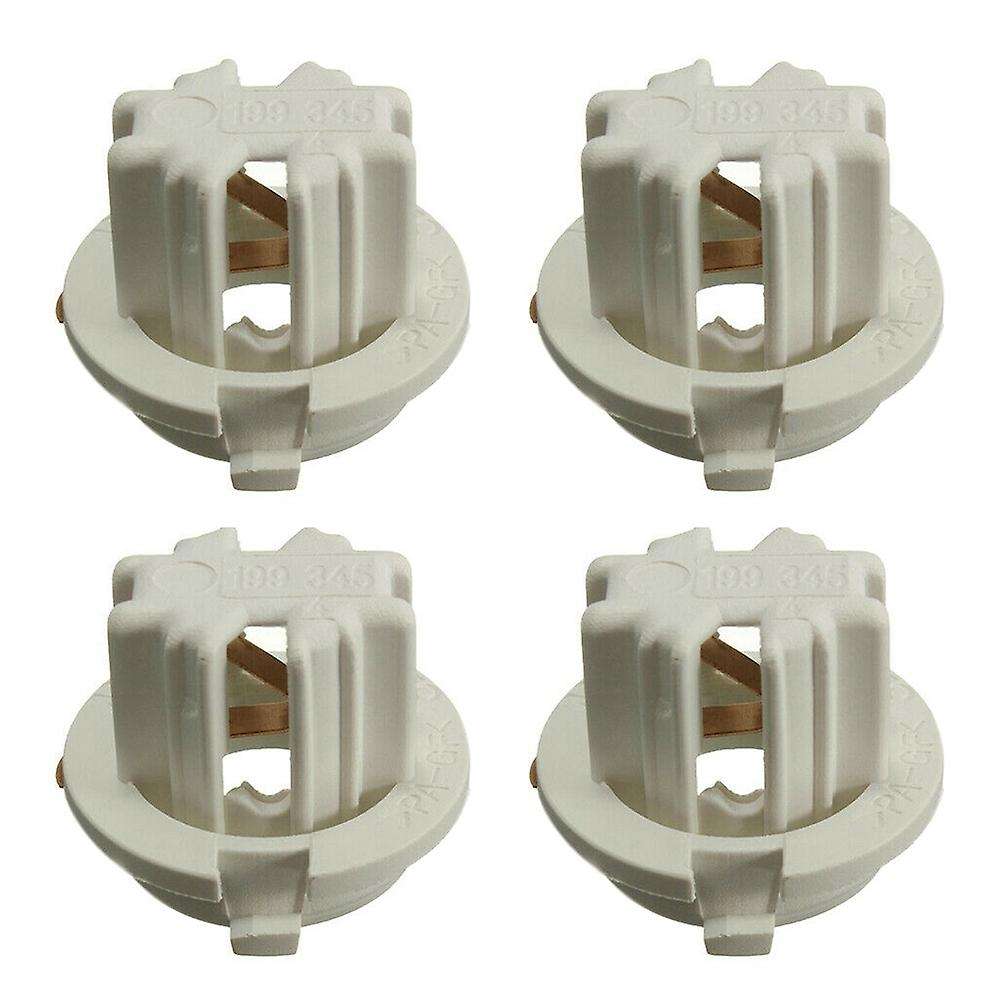 4 Pcs Car Auto Rear Tail Light Lamp Bulb Socket Holder for- 7 Series X5 E53 E70 E65 X3 E83 White