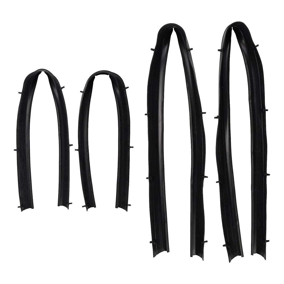 4 Pcs Door Lower Rubber Weather Strip Seal Kit for F250 F350 F450 F550 Excursion F81z-2520758-aa