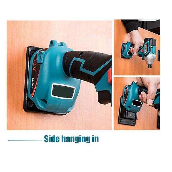4 Pcs Holder Mount Brackets Hook Storage Rack Organizer Fixing Devices for 18v Drill