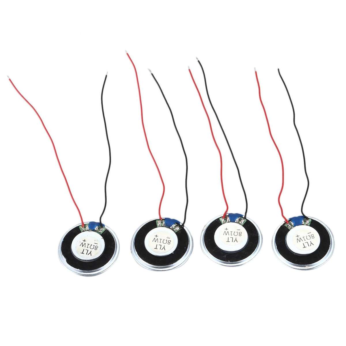 4 Pcs Internal Speakers Magnet 30mm 2800hz 8ohm 1w for Pc Laptop