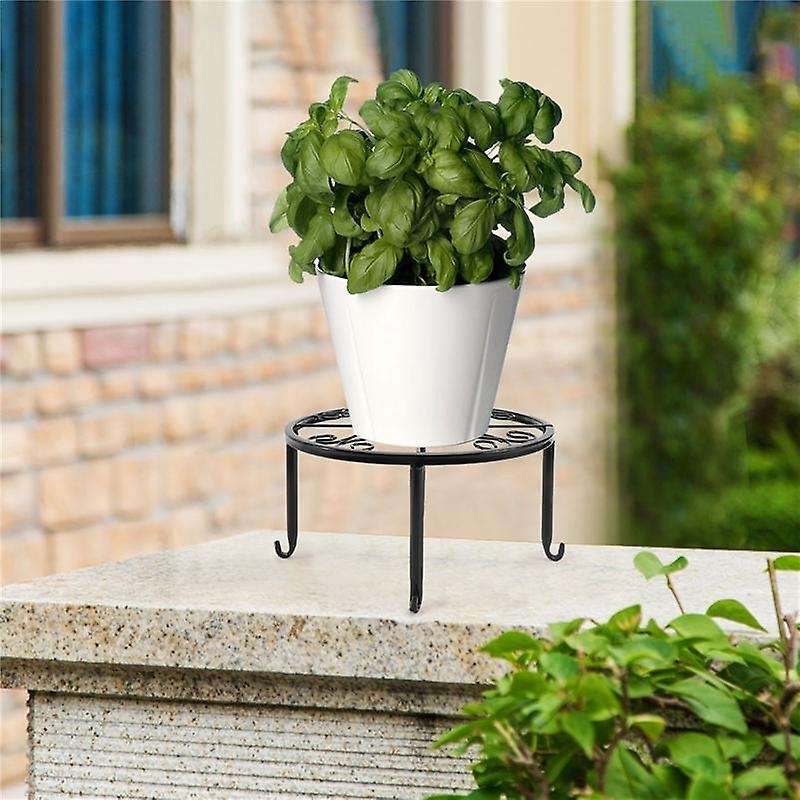 4 Pieces Of Plant Stand Indoor and Outdoor Metal Rust-proof Plant Stand, Classic Flower Pot Stand-b