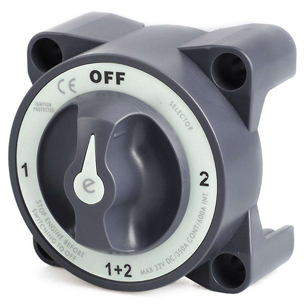 4 Position 32V 350 Amp E-Series Waterproof Protected Marine Boat Dual Battery Isolator Switches for