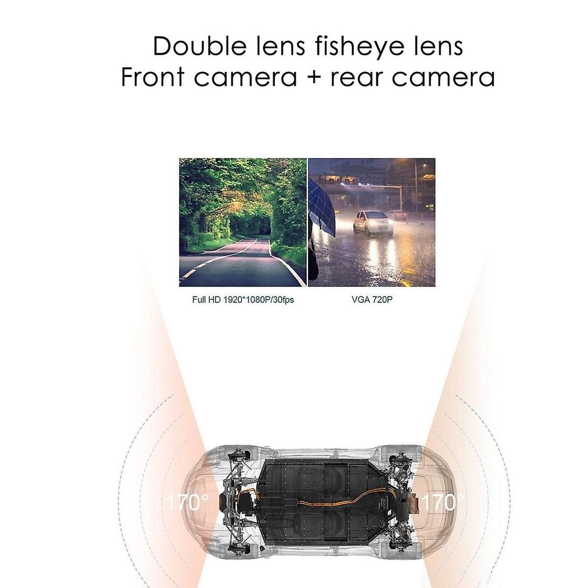 4.0 Inch Display Contact Dual Screen Recording Aluminum Alloy Shell 1080P HD Front and Rear Dual Len