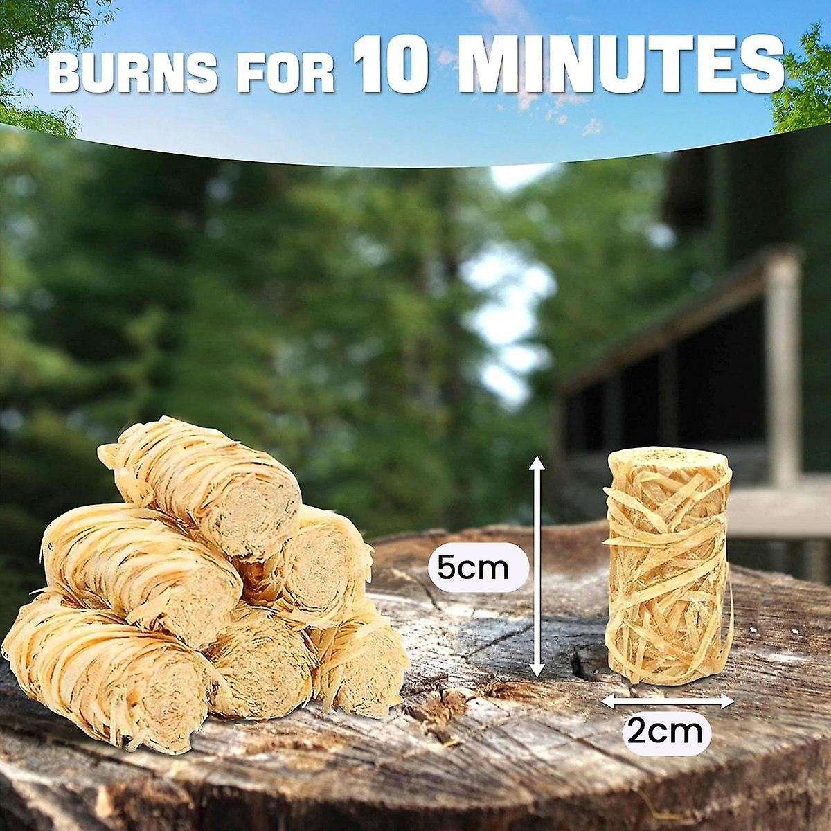 40pcs Fire - Natural Fire for Fireplace, Stove & Wood, Fire Pit,smoker, Bbq,chimney, Pizza Oven