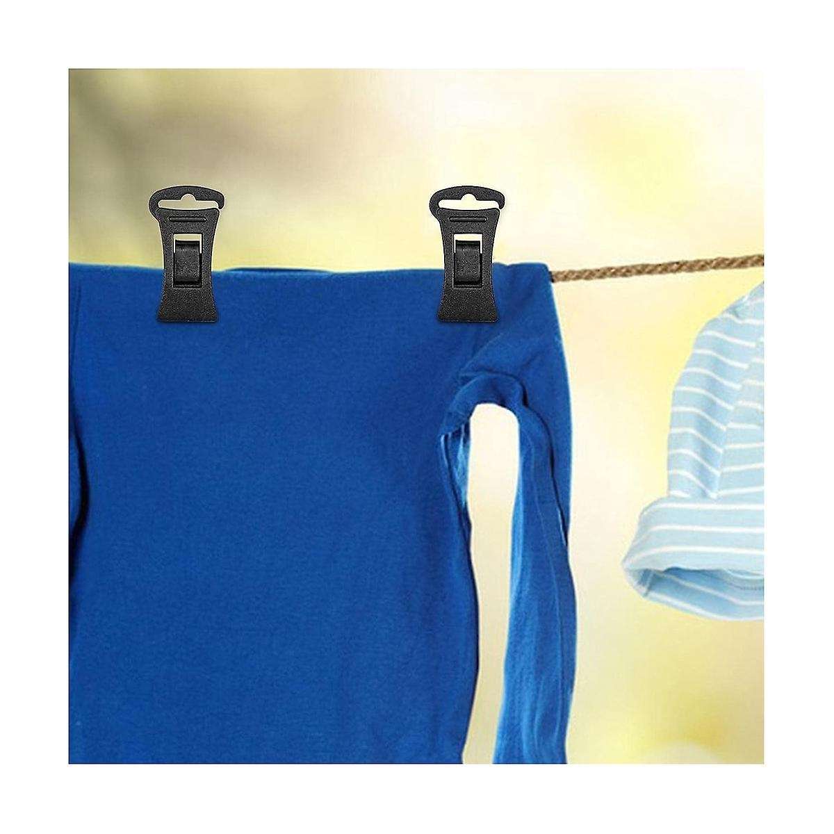 40Pcs Laundry Sock Clips Socks Hanger Laundry Clothes Clips Clothespins Clips Drying Racks Drying o