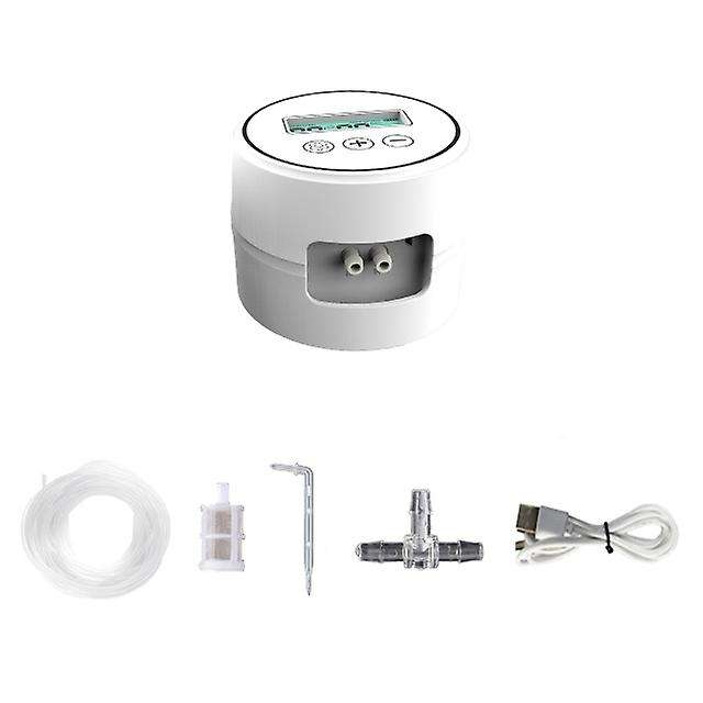 44Pcs Single Pump Automatic Watering Device Timer Intelligent Drip Irrigation System Set Garden Self