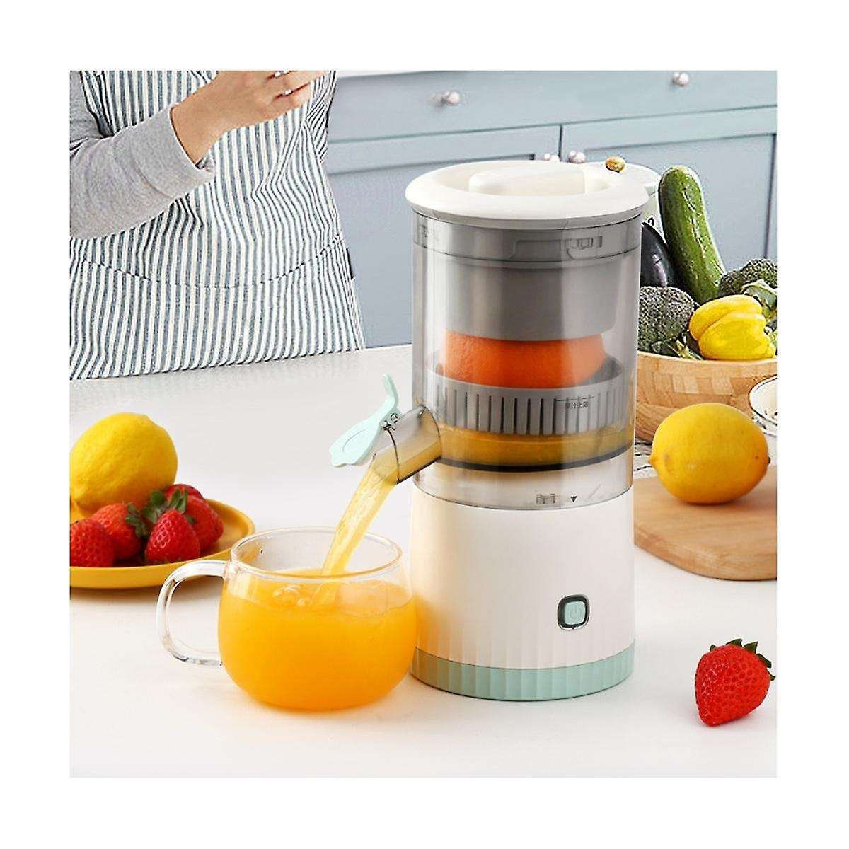 45w Portable Usb Orange Juicer Rechargeable Multifunctional Household Machine Mini Juicer Cup Elect