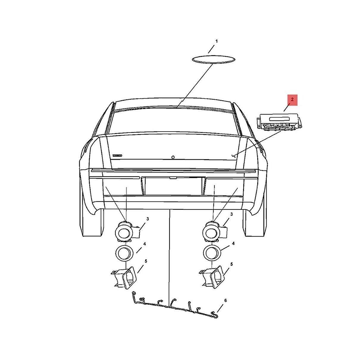 4602421af 04602421af Car Driver Assist Parking Module Computer for 300c 300 06-08