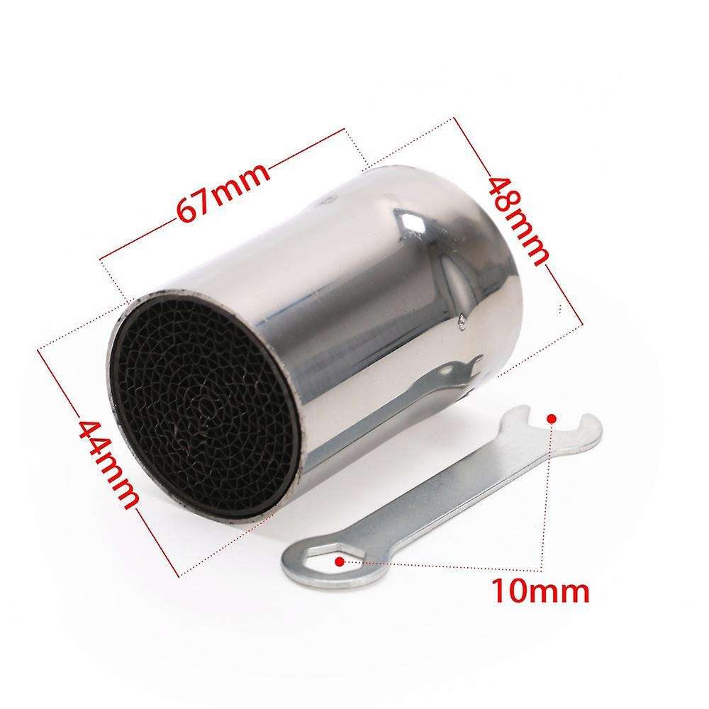 48mm Removable Motorcycle Exhaust Pipe Catalytic- Muffler Baffle Parts
