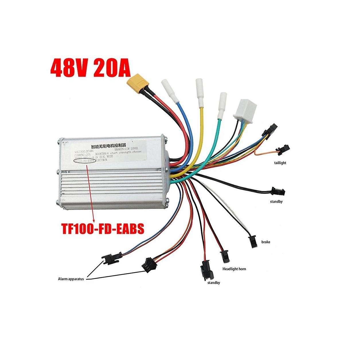 48v 20a Electric Scooter Smart Brushless Motor Controller for Dual Mode Controller Electric Scooter
