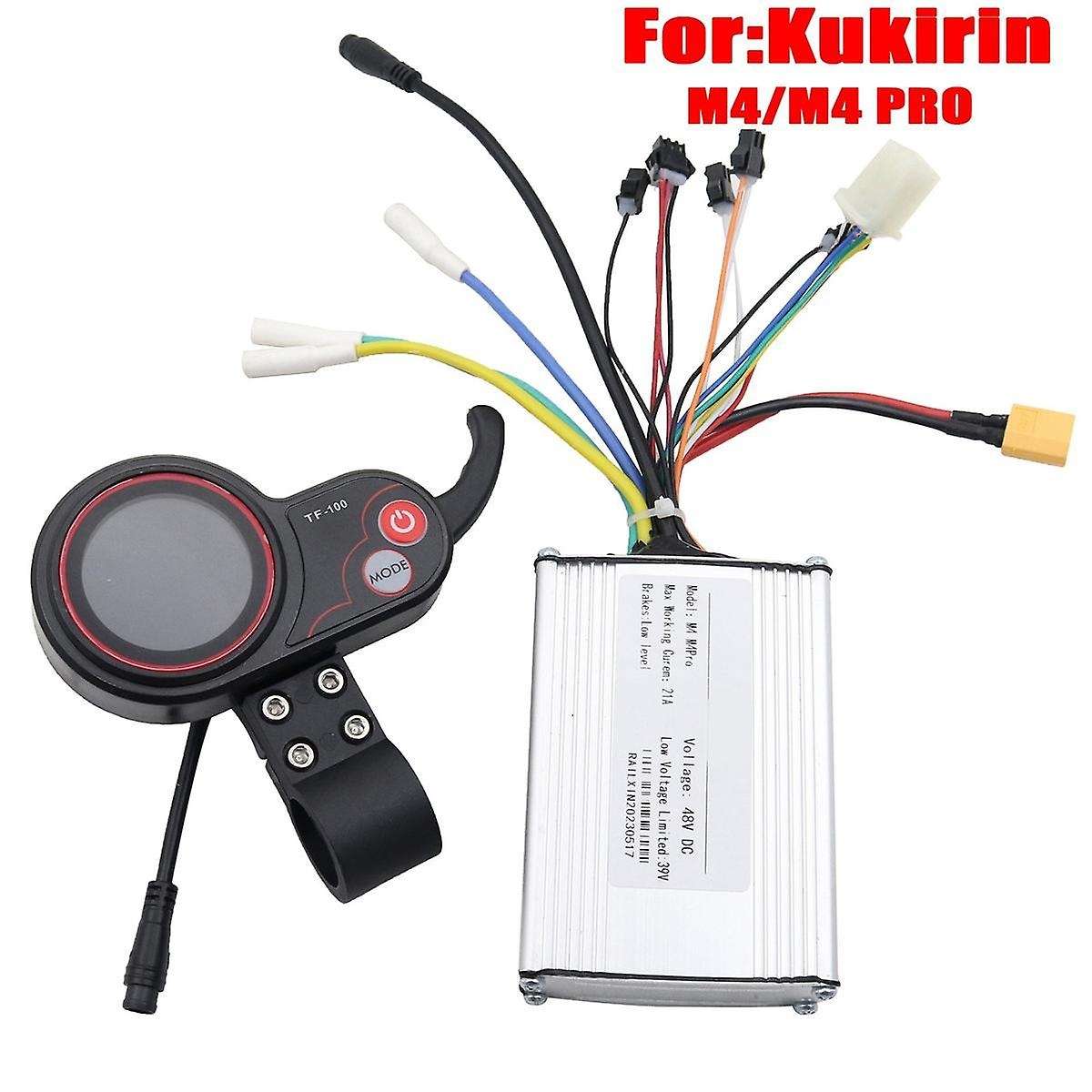48v 21a Electric Scooter Brushless Controller+tf-100 6pin Lcd Meter for Kukirin / Pro Repair Parts