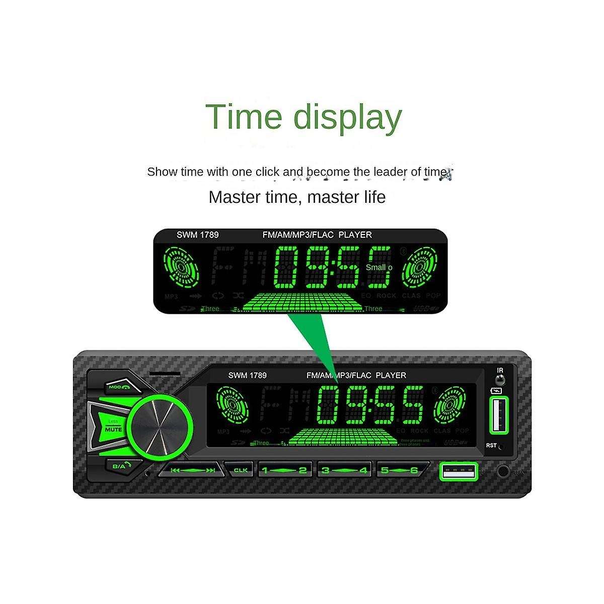 4-channel 60w Bluetooth Car Radio Car Mp3 Player Plug-in U Disk Car Radio with Intelligent Ai Voice
