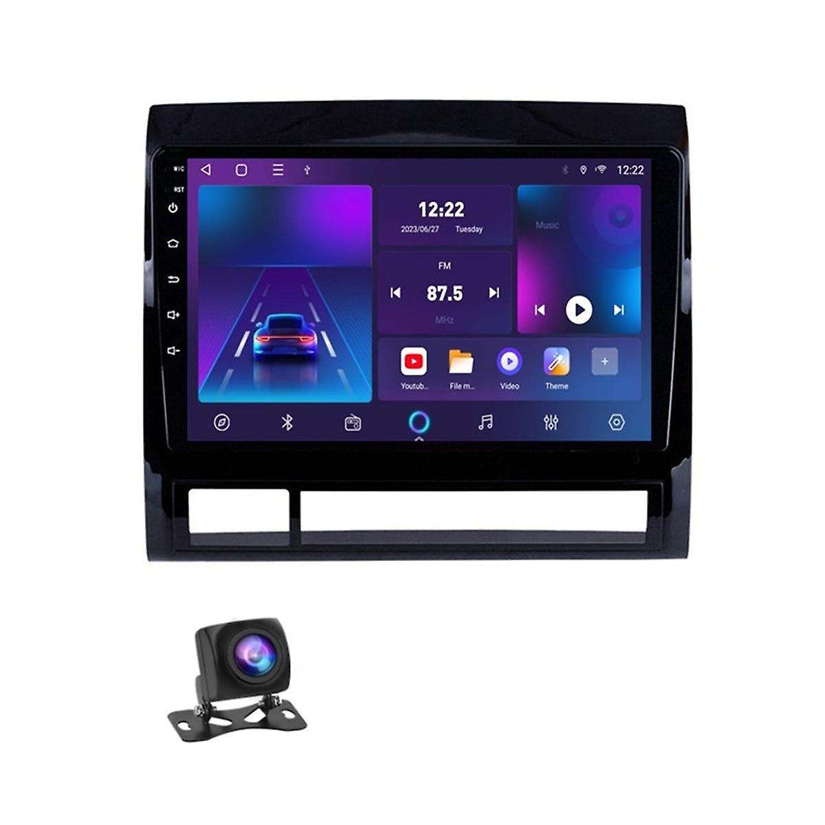 4G+64G Android 13 Car Stereo for 2005-2013, 9inch HD Touch Screen with Wireless CarPlay, AHD Backup