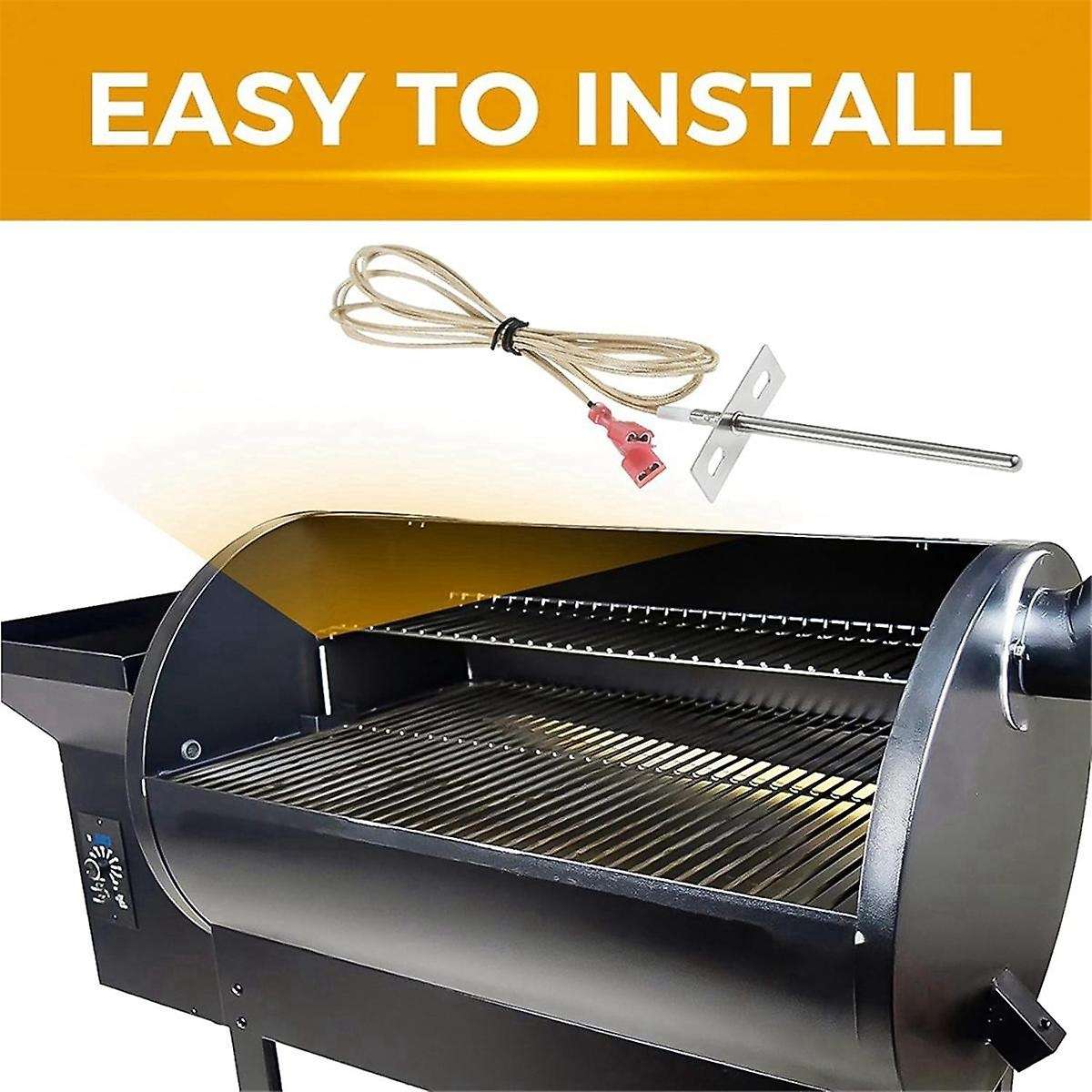 4inch Temperature Probe,Small Temp Sensor Probe Replacement for Rec Tec, Wood Pellet Grills