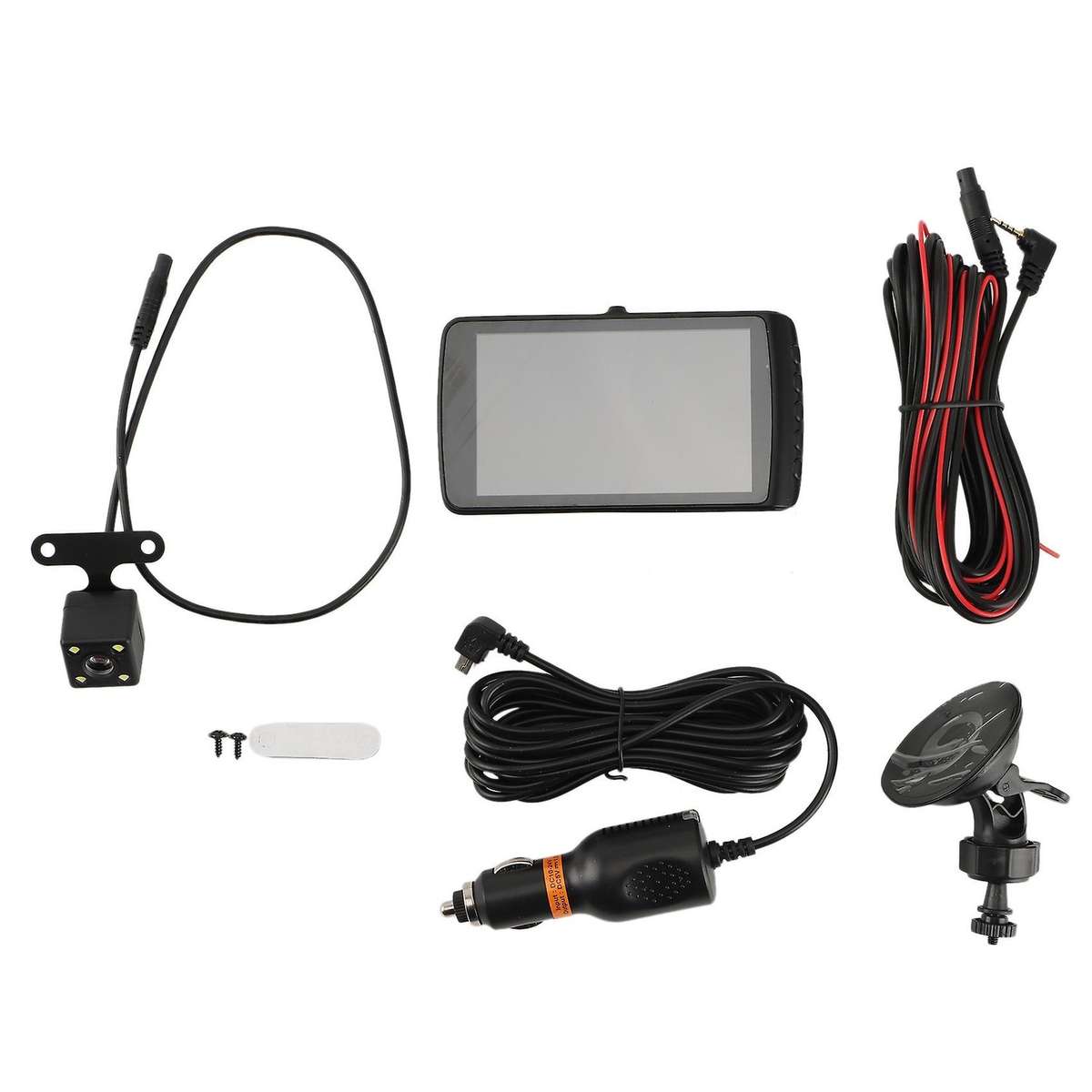 4-Inch Driving Recorder HD Night Vision Wide-Angle 1080P Dual Recording Dash Cam Car DVR Camera Dash