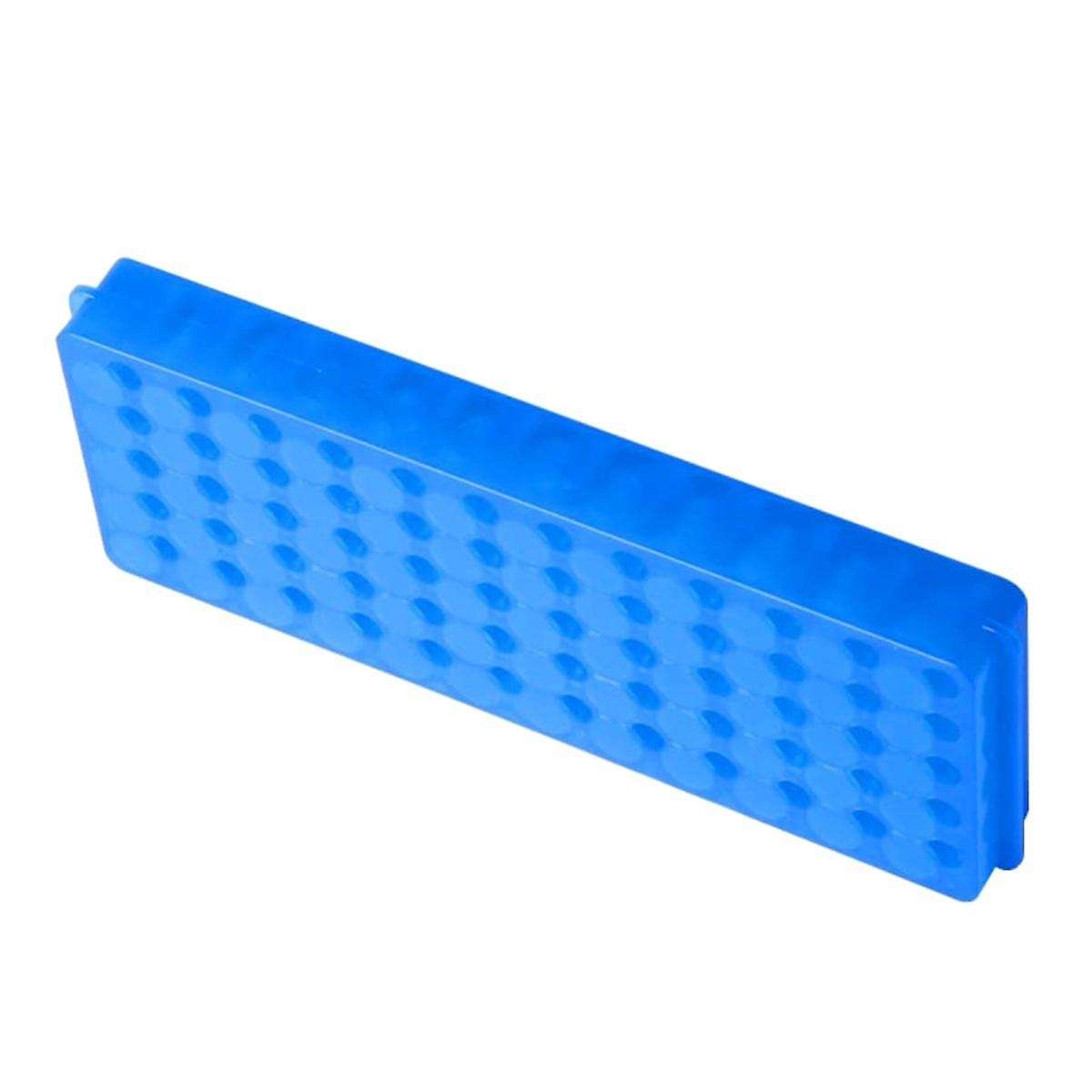 4pc Plastic Double-sided Centrifuge Tube Rack with 60 Holes, 0.5ml1.5ml/2ml Ep Tube Shelf