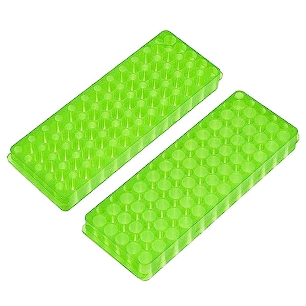 4pc Plastic Double-sided Centrifuge Tube Rack with 60 Holes, 0.5ml1.5ml/2ml Ep Tube Shelf