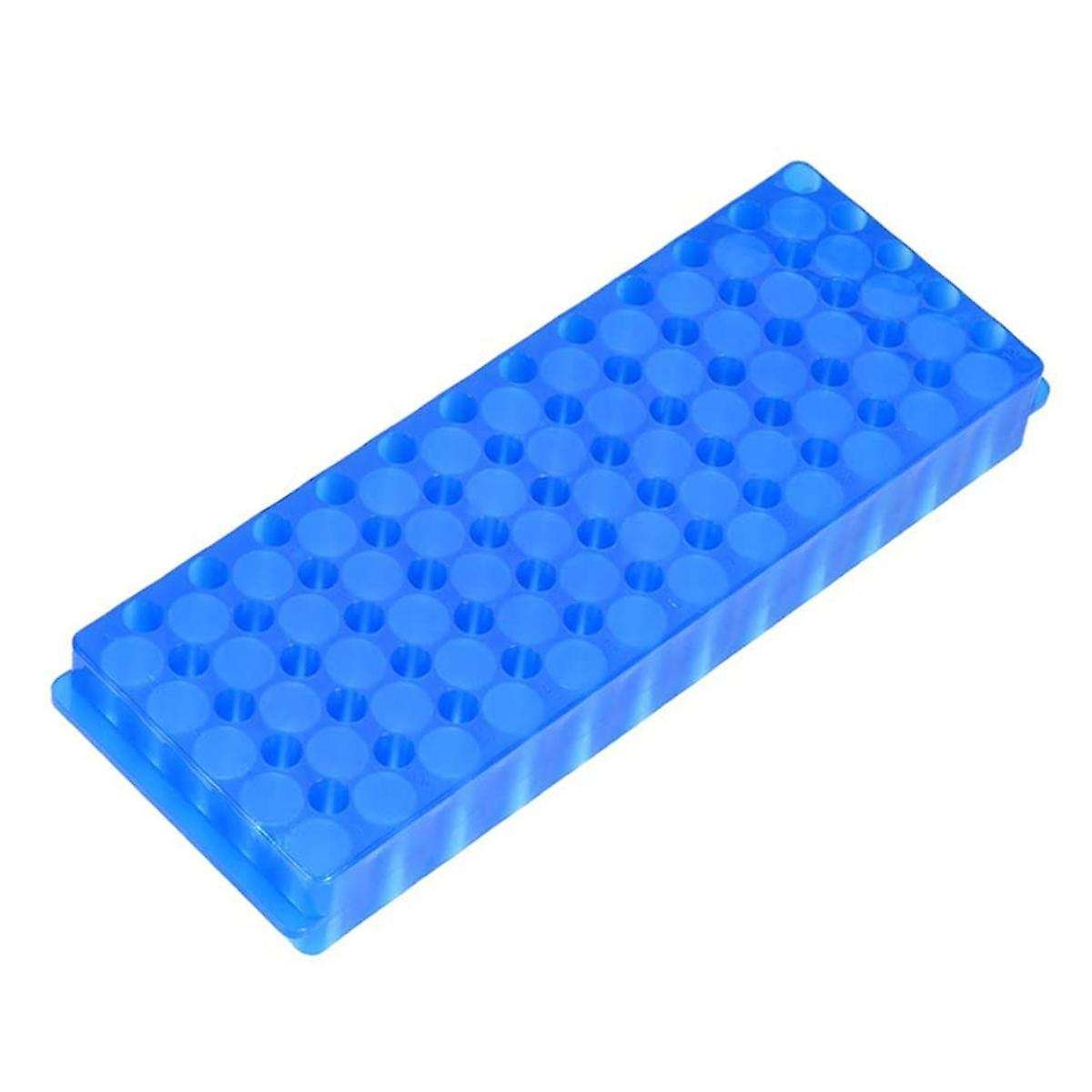 4pc Plastic Double-sided Centrifuge Tube Rack with 60 Holes, 0.5ml1.5ml/2ml Ep Tube Shelf