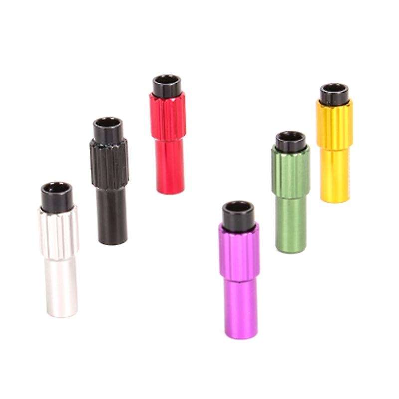 4Pcs Bike Brake Cable Gear Shift Line Adapter Regulator Adjust Housing Cap Purple
