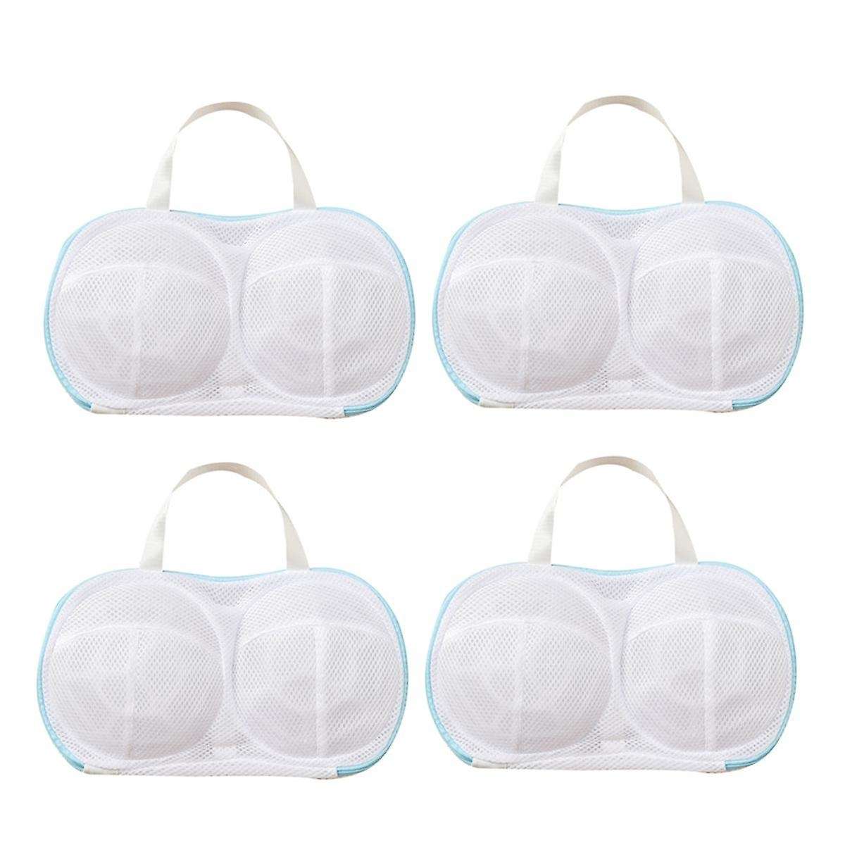 4Pcs Bra Washing Bags,Bra Wash Bags,Underwear Brassiere Washing Bags, Bra Laundry Bag Exclusive Unde