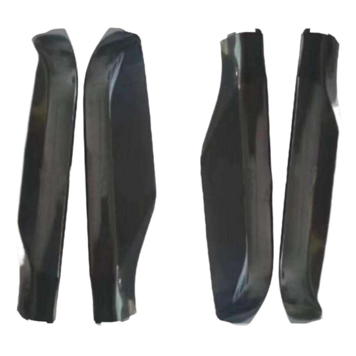 4Pcs Black Roof Rack Cover Rail End Shell for Land Cruiser Prado LC120 2003-2009