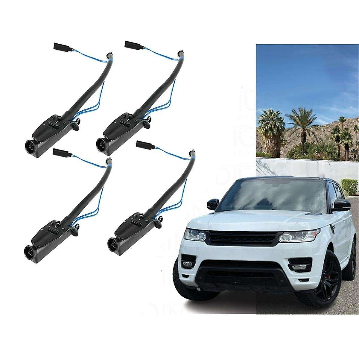 4PCS Car Front Windshield Washer Nozzle Jet with Heated LR045321 for L405 L494 2013-2019 LR037576