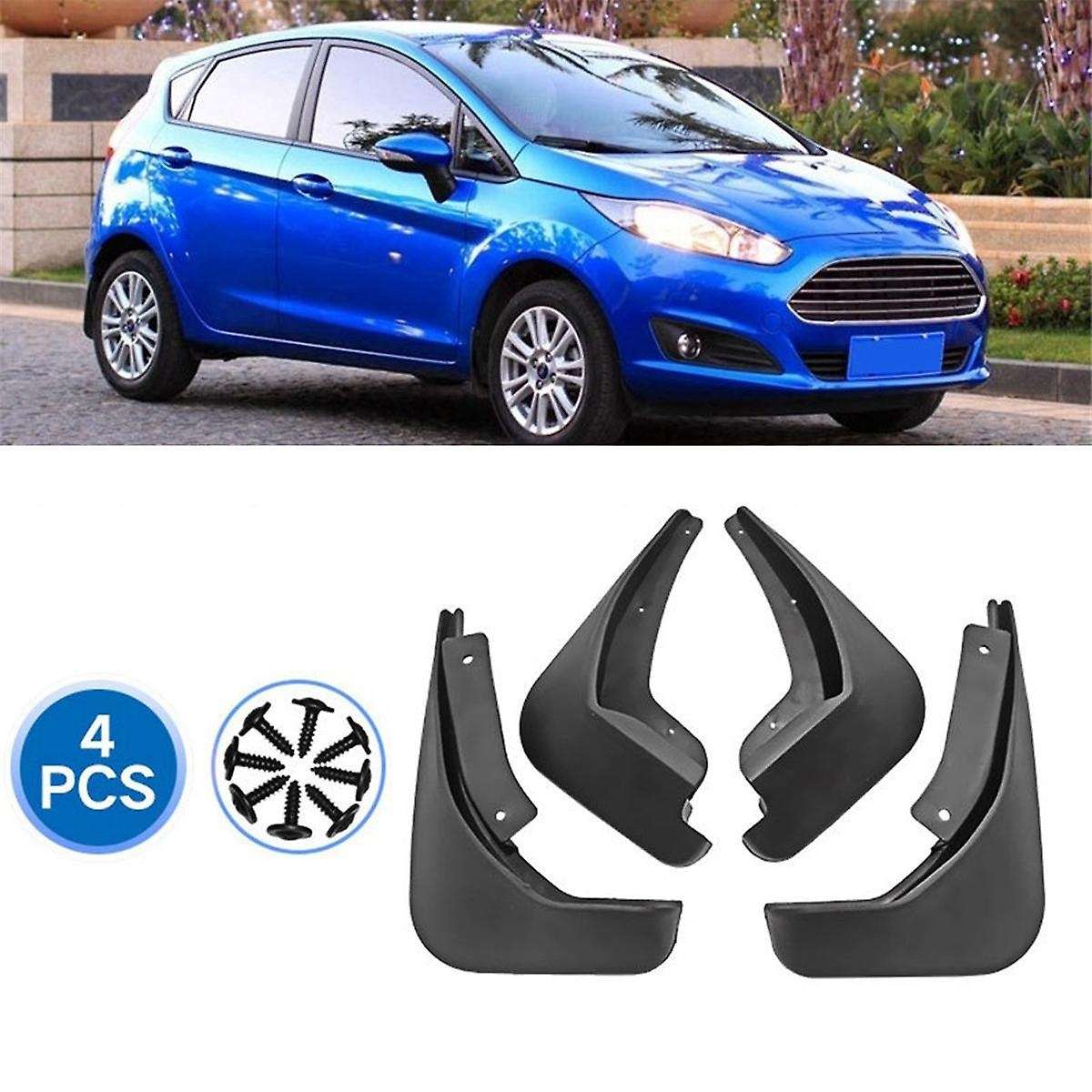 4PCS Car Mudguard Mud Flaps Splash Mud Guard Fiesta Mk7 2009 2010 2011 2012 2013 2014 2015 2016 2017
