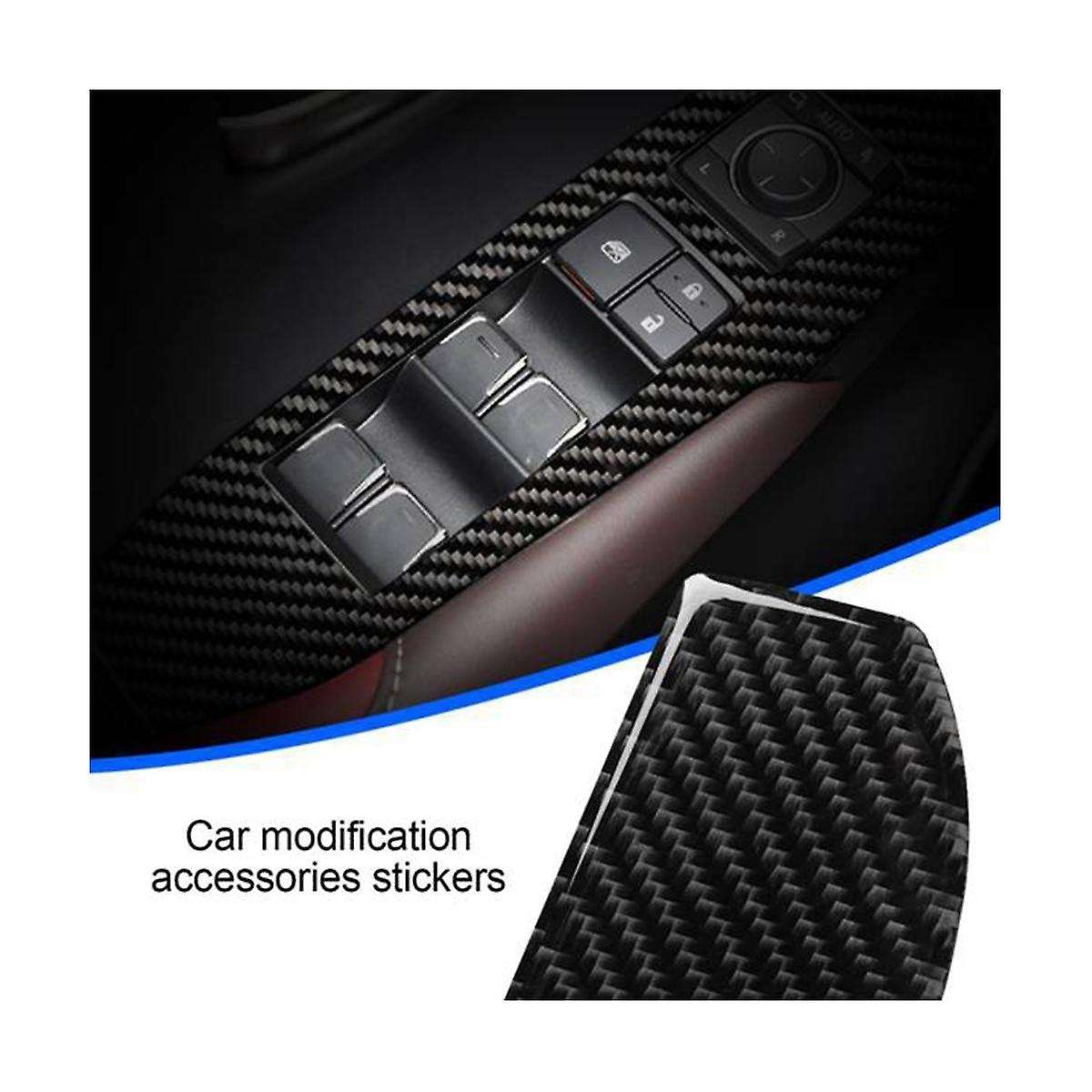 4pcs Car Window Switch Panel Adjust Cover Trim Stickers Window Button Decoration for Nx 300h 200t L